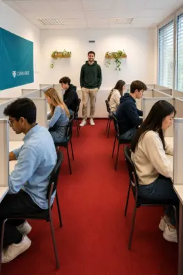 Cambridge IELTS Exam Room