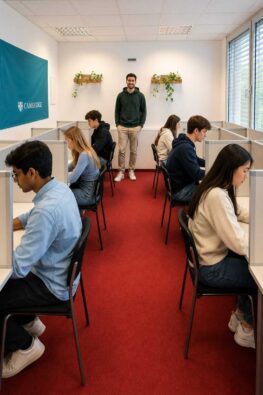 Cambridge IELTS Exam Room