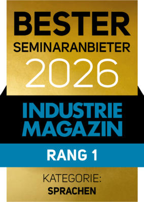 IM Siegel Seminaranbieter26 eckig Sprachen Gold