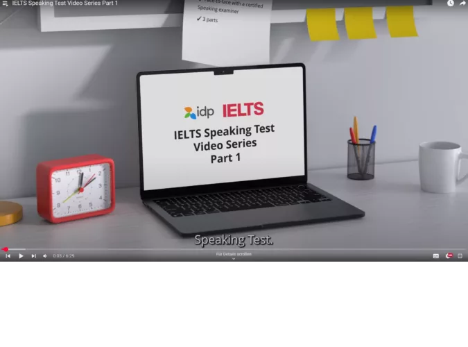 IELTS Speaking Video Part 1